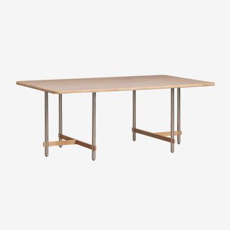 Sklum Mesa De Comedor Rectangular En Madera De Mango Y Acero Osaka Sklum