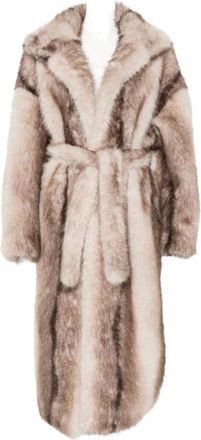 Frankie Shop Dames, Mantels, Beige, Maat: XS Poliester