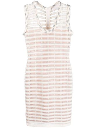 Genny Mouwloze mini-jurk - Wit