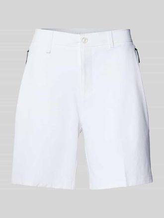 HUGO BOSS Relaxed Fit Bermudas mit Label-Schriftzug Modell SPIRIT70 in Weiss, Gr&ouml;&szlig;e 46