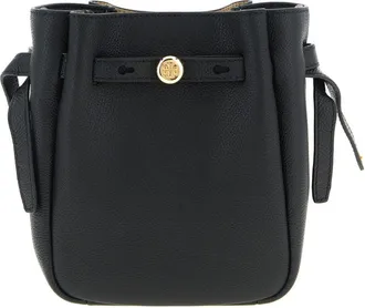 Tory Burch Black Romy Small Bucket Bag