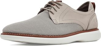 Clarks Brantin Plain Mens Lace-up Boots Grey Knit : 10.5 D - Medium, Leather