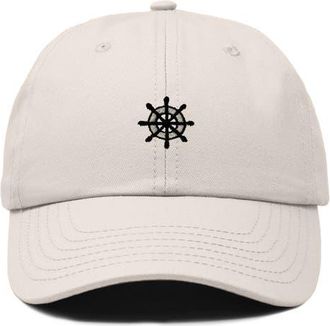 Dalix Ship Wheel Dad Hat in Beige at Nordstrom