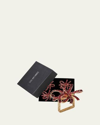 Kim Seybert Jeweled Bow Napkin Rings, Set of 4