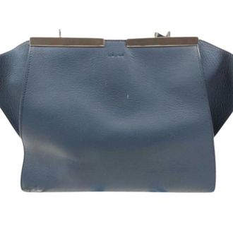 Fendi Pre-owned Vintage Handbag - Dames - Pre-owned - Blauw - Maat: ONE Size Leer