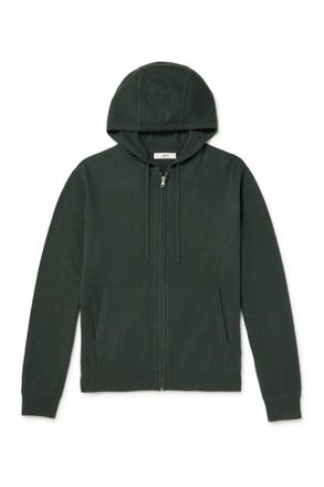 Mr P. Wool and Cashmere-Blend Zip-Up Hoodie