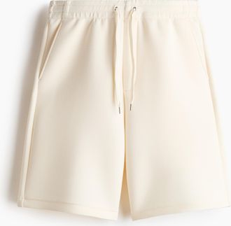 H&M Scubashorts in Relaxed Fit - Cremefarben