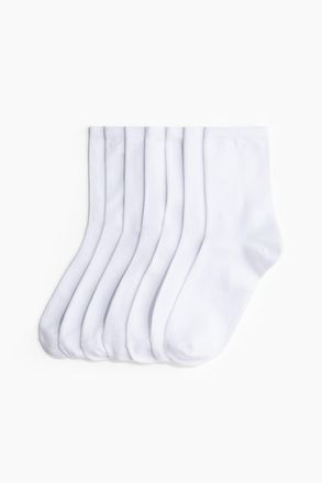 H&M 7er-Pack Socken - White