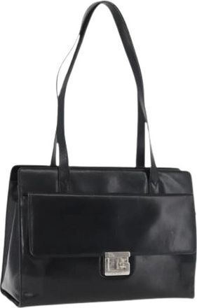Gucci Pre-owned Shoulder Bags, female, Black, Size: ONE SIZE Pre-owned Vintage Tote Bag