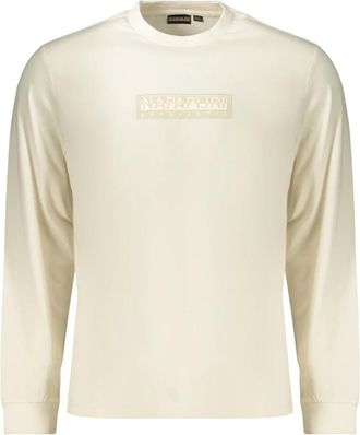 Napapijri Camiseta de manga larga - Tops - Hombre - Blanco - 3XL