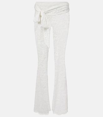 Bananhot Vecna sheer lace flared pants