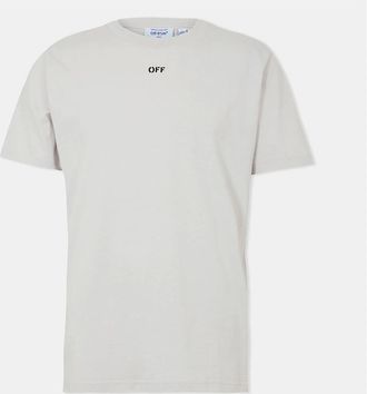 Off-white Mens Off Stamp T - White - Size: 42