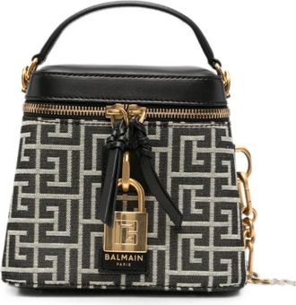 Balmain Mujer, Bolsos, Negro, Talla: ONE Size