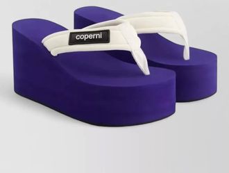 Coperni platform sandals open toe wedge design