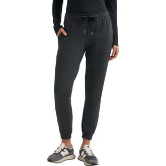Travis Mathew Cloud Drawstring Fleece Joggers in Heather Black at Nordstrom Rack, Size X-Large