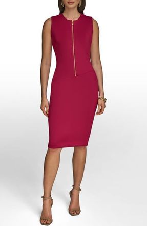 DKNY Sleeveless Sheath Dress in Sangria at Nordstrom, Size 6