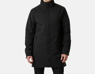 Helly Hansen Mens Urban Pro Insulated Rain Coat In Black