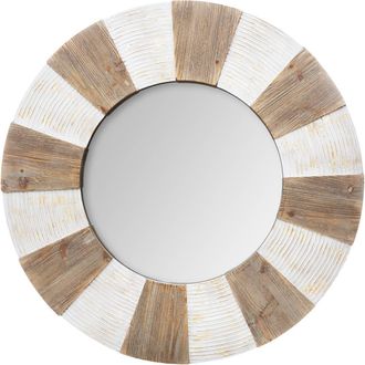 Atmosphera Atmosphera - Espejo relief - Madera D. 90 Cm Cr&eacute;ateur DInt&eacute;rieur