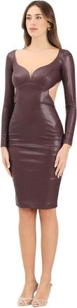 Elisabetta Franchi Midi Tubino Jurk - Dames - Feestkleedjes - Rood - M - Kleedjes