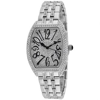 Christian Van Sant Elegant Sparkle Quartz Silver Dial Ladies Watch CV0260