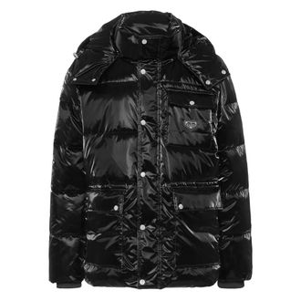 Philipp Plein Jassen, Heren, Zwart, 2Xl, Nylon, Gewatteerd Nylon Jack