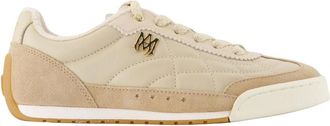 Amiri Schoenen, Dames, Beige, 36 EU, Leer, Pacific Flat Sneakers