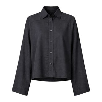 Transit Par-Such Shirts, female, Gray, Size: L Cfdtrbe140-13 Oversize Shirt