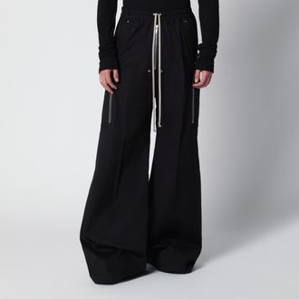 Rick Owens Pantaloni neri in cotone
