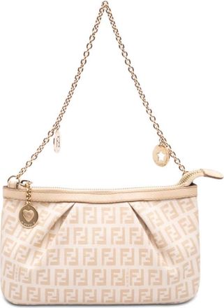 Fendi Pre-owned Fendi Zucchino Spalmati Chain Pochette Ladies 6G4YRPS45QS7QRRN