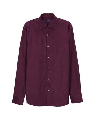 Robert Talbott Morgan Pinwale Corduroy Shirt in Wine at Nordstrom, Size Xx-Large