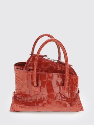 The Attico La Passeggiata Croc-Effect Calfskin Mini Handbag