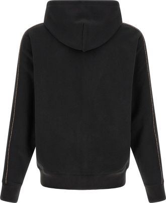 Burberry Check Hoodie - Black
