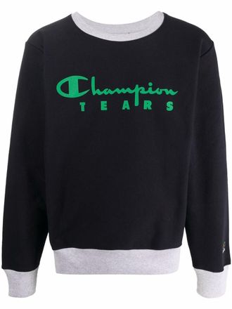 Champion Felpa con stampa - Blu