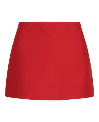 Valentino Crepe Couture Mini Skirt
