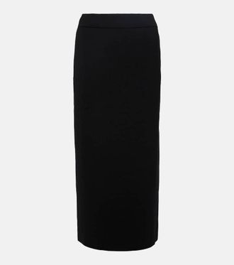 Frankie Shop Solange knitted pencil skirt