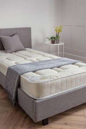 Julian Bowen Platinum Bunk Spring Mattress in White | Size: Single