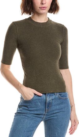 Frame Denim The Heather Rib Crew T-Shirt