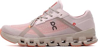 On Womens Cloud X 4 AD Sneakers, Mauve/Salmon, 3 UK