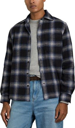 Reiss CROSBY-LS WOOL CHECK PATC