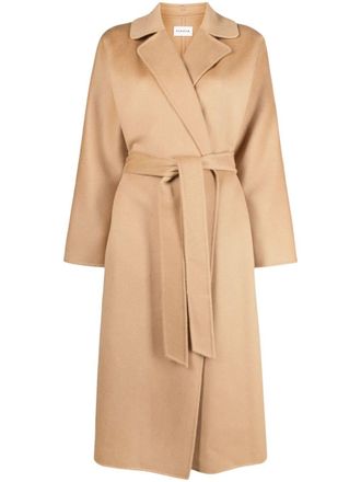P.A.R.O.S.H. belted wool coat - Neutrals