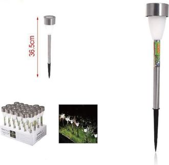 Trade Shop Trade Shop Traesio - Trade Shop - Set 12 Lampada Solare Pueblo Led Con Punto Garden Externa 36.5cm 2002986