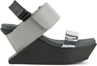 United Nude Delta Wedge Sandal - Dames - Sleehakken - Veelkleurig - 38 EU - Leer - Schoenen