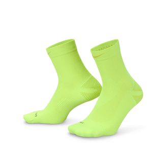 Nike Unisex Running Lightweight Micro Crew Socks (1 Pair) in Yellow | IB6114-702