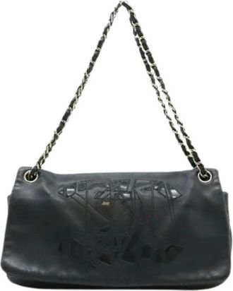 Chanel Pre-owned Shoulder Bags, female, Black, Size: ONE SIZE Pre-owned Vintage Shoulder Bag