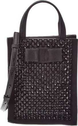 Ferragamo Small Suede Tote