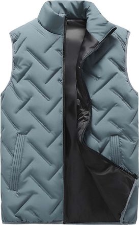Generic Sleeveless Winter Jackets For Men Uk - Puffer Gilet Mens Outdoor Padded Gilets Sleeveless Jacket Men Padded Puffer Vest Warmer Winter Down Gilets Padd