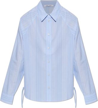 Sams&oslash;e & Sams&oslash;e Sarita Shirt - Dames - Overhemden - Blauw - M - Katoen - Overhemden