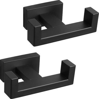 OEM Gancho Doble Cuadrado Para Toallas, Acero Inoxidable Sus304 - Resistente A La Corrosi&oacute;n Y Robusto - Ideal Para Familias, Ba&ntilde;o Y Cocina