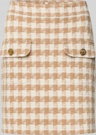 Seductive Minirock mit aufgesetzten Pattentaschen Modell PARIS in Camel, Gr&ouml;&szlig;e 36