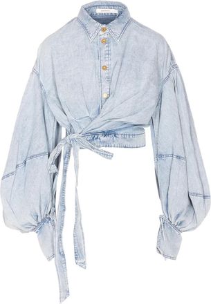Zimmermann Denim blouse - Blauw
